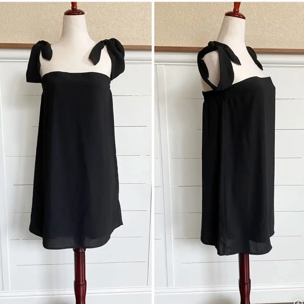 Kimchi Blue Tie Sleeve Off-The-Shoulder Mini Dress